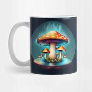 Floating Mushroom Island Mug